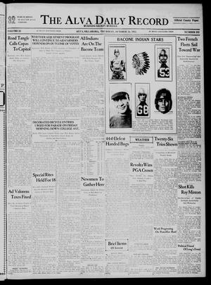 The Alva Daily Record (Alva, Okla.), Vol. 33, No. 252, Ed. 1 Thursday, October 24, 1935