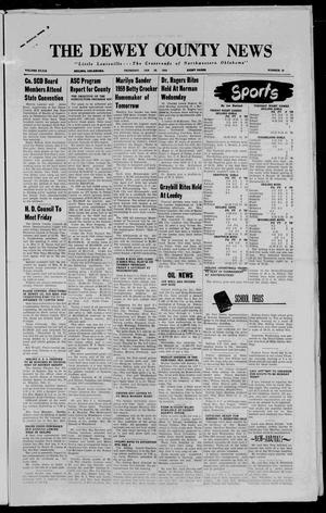 The Dewey County News (Seiling, Okla.), Vol. 39, No. 49, Ed. 1 Thursday, January 29, 1959