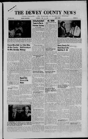 The Dewey County News (Seiling, Okla.), Vol. 39, No. 52, Ed. 1 Thursday, February 19, 1959