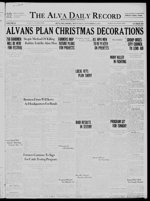 The Alva Daily Record (Alva, Okla.), Vol. 33, No. 269, Ed. 1 Wednesday, November 13, 1935