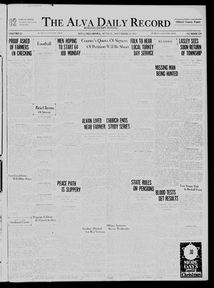 The Alva Daily Record (Alva, Okla.), Vol. 33, No. 279, Ed. 1 Sunday, November 24, 1935