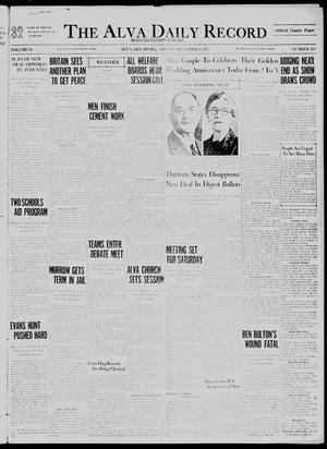 The Alva Daily Record (Alva, Okla.), Vol. 33, No. 288, Ed. 1 Friday, December 6, 1935