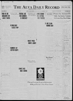 The Alva Daily Record (Alva, Okla.), Vol. 33, No. 289, Ed. 1 Saturday, December 7, 1935