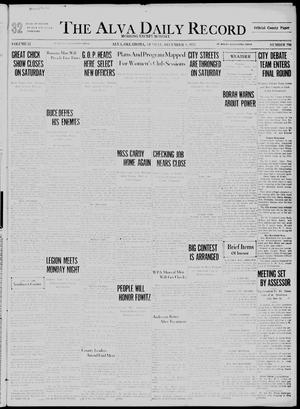 The Alva Daily Record (Alva, Okla.), Vol. 33, No. 290, Ed. 1 Sunday, December 8, 1935
