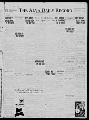 The Alva Daily Record (Alva, Okla.), Vol. 33, No. 293, Ed. 1 Thursday, December 12, 1935