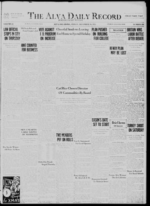 The Alva Daily Record (Alva, Okla.), Vol. 33, No. 299, Ed. 1 Friday, December 20, 1935