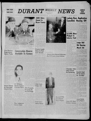 Durant Weekly News and Bryan County Democrat (Durant, Okla.), Vol. 60, No. 14, Ed. 1 Friday, February 21, 1958