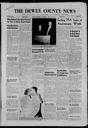 The Dewey County News (Seiling, Okla.), Vol. 37, No. 51, Ed. 1 Thursday, February 14, 1957