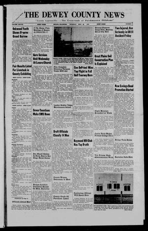 Primary view of object titled 'The Dewey County News (Seiling, Okla.), Vol. 38, No. 31, Ed. 1 Thursday, September 26, 1957'.