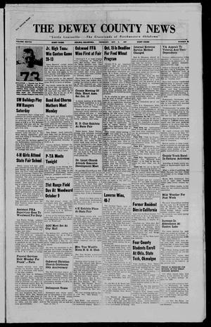The Dewey County News (Seiling, Okla.), Vol. 38, No. 32, Ed. 1 Thursday, October 3, 1957