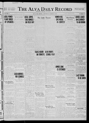 The Alva Daily Record (Alva, Okla.), Vol. 34, No. 76, Ed. 1 Saturday, March 28, 1936