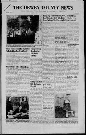 The Dewey County News (Seiling, Okla.), Vol. 38, No. 52, Ed. 1 Thursday, February 20, 1958