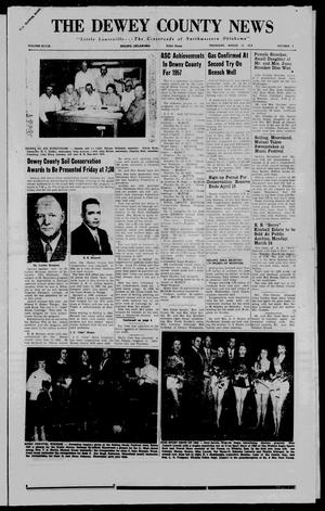 The Dewey County News (Seiling, Okla.), Vol. 39, No. 3, Ed. 1 Thursday, March 13, 1958