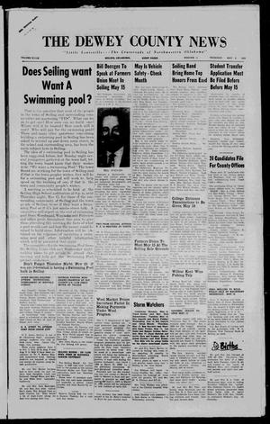 The Dewey County News (Seiling, Okla.), Vol. 39, No. 11, Ed. 1 Thursday, May 8, 1958