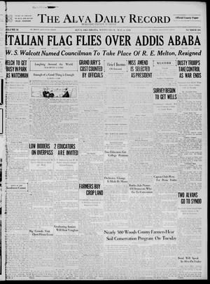 The Alva Daily Record (Alva, Okla.), Vol. 34, No. 108, Ed. 1 Wednesday, May 6, 1936