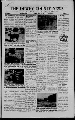 The Dewey County News (Seiling, Okla.), Vol. 39, No. 29, Ed. 1 Thursday, September 11, 1958