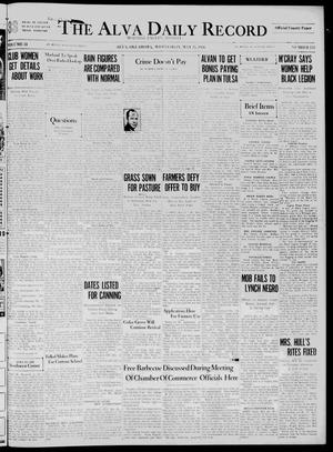 The Alva Daily Record (Alva, Okla.), Vol. 34, No. 126, Ed. 1 Wednesday, May 27, 1936