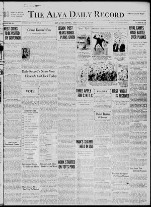 The Alva Daily Record (Alva, Okla.), Vol. 34, No. 136, Ed. 1 Tuesday, June 9, 1936