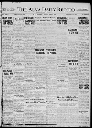 The Alva Daily Record (Alva, Okla.), Vol. 34, No. 168, Ed. 1 Friday, July 17, 1936
