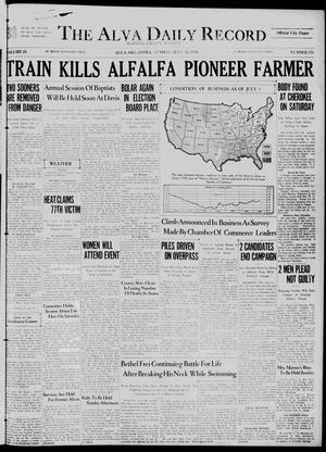 The Alva Daily Record (Alva, Okla.), Vol. 34, No. 176, Ed. 1 Sunday, July 26, 1936