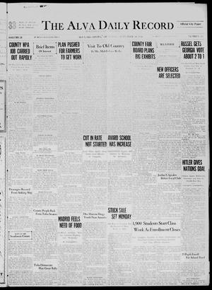 The Alva Daily Record (Alva, Okla.), Vol. 34, No. 215, Ed. 1 Thursday, September 10, 1936