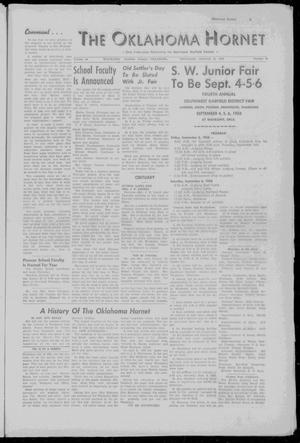 The Oklahoma Hornet (Waukomis, Okla.), Vol. 60, No. 26, Ed. 1 Thursday, August 21, 1958