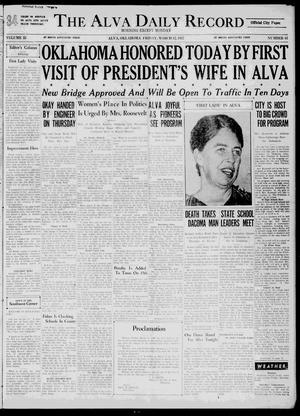 The Alva Daily Record (Alva, Okla.), Vol. 35, No. 61, Ed. 1 Friday, March 12, 1937