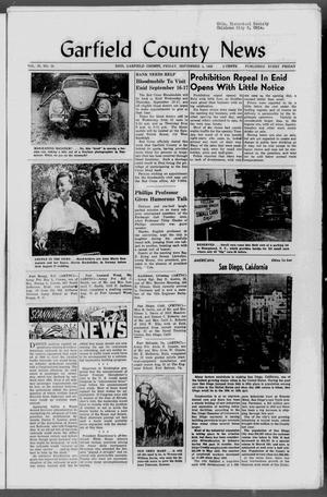 Garfield County News (Enid, Okla.), Vol. 20, No. 36, Ed. 1 Friday, September 4, 1959