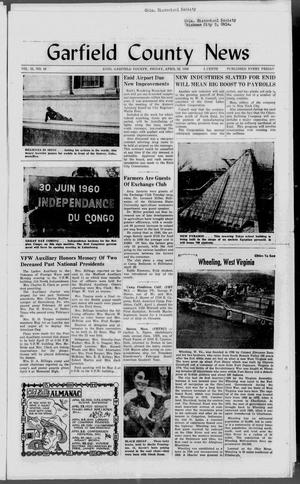 Garfield County News (Enid, Okla.), Vol. 21, No. 16, Ed. 1 Friday, April 22, 1960
