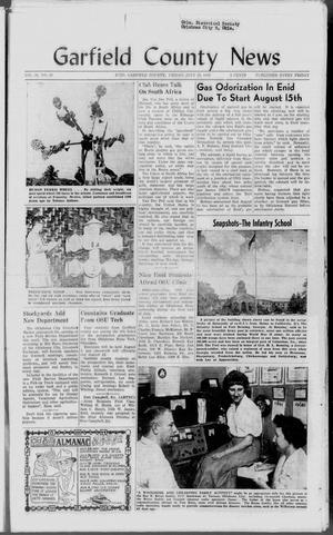 Garfield County News (Enid, Okla.), Vol. 21, No. 30, Ed. 1 Friday, July 29, 1960