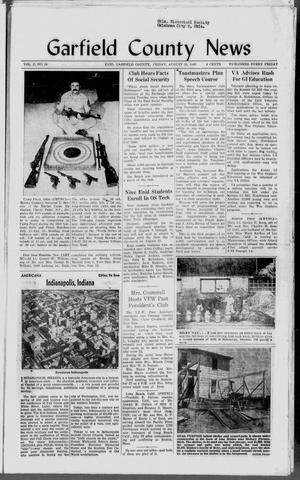 Garfield County News (Enid, Okla.), Vol. 21, No. 34, Ed. 1 Friday, August 26, 1960
