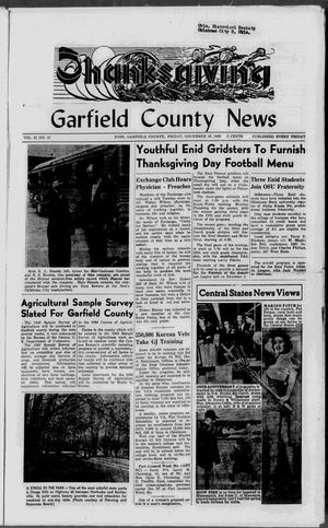 Garfield County News (Enid, Okla.), Vol. 21, No. 47, Ed. 1 Friday, November 18, 1960