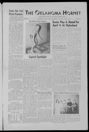 The Oklahoma Hornet (Waukomis, Okla.), Vol. 59, No. 6, Ed. 1 Thursday, April 4, 1957