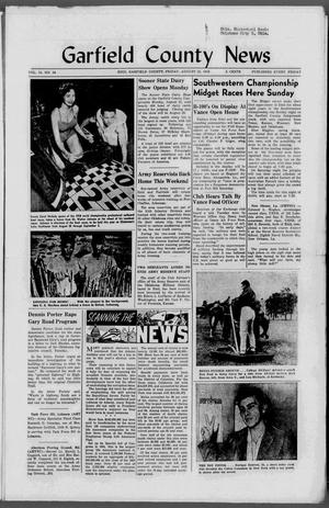 Garfield County News (Enid, Okla.), Vol. 19, No. 34, Ed. 1 Friday, August 22, 1958