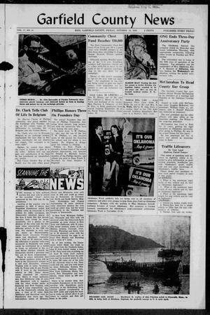 Garfield County News (Enid, Okla.), Vol. 17, No. 41, Ed. 1 Friday, October 12, 1956