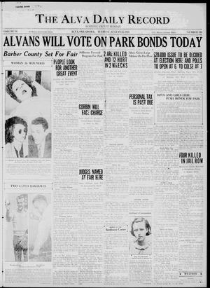 The Alva Daily Record (Alva, Okla.), Vol. 36, No. 198, Ed. 1 Tuesday, August 23, 1938