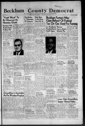 Beckham County Democrat (Erick, Okla.), Vol. 50, No. 3, Ed. 1 Thursday, January 31, 1957