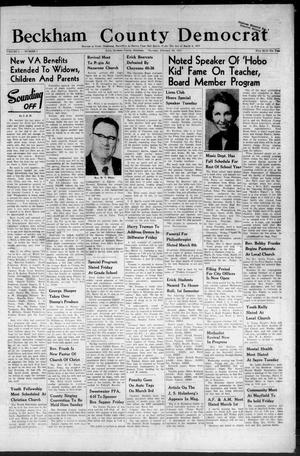 Beckham County Democrat (Erick, Okla.), Vol. 50, No. 7, Ed. 1 Thursday, February 28, 1957