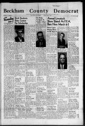 Beckham County Democrat (Erick, Okla.), Vol. 51, No. 8, Ed. 1 Thursday, March 6, 1958