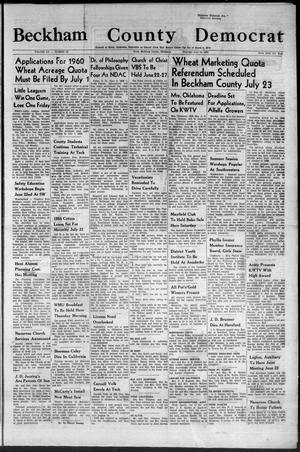 Beckham County Democrat (Erick, Okla.), Vol. 52, No. 23, Ed. 1 Thursday, June 18, 1959