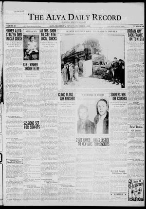 The Alva Daily Record (Alva, Okla.), Vol. 36, No. 286, Ed. 1 Sunday, December 4, 1938
