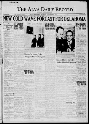 The Alva Daily Record (Alva, Okla.), Vol. 36, No. 306, Ed. 1 Thursday, December 29, 1938