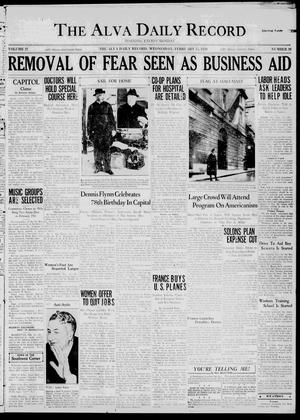 The Alva Daily Record (Alva, Okla.), Vol. 37, No. 39, Ed. 1 Wednesday, February 15, 1939