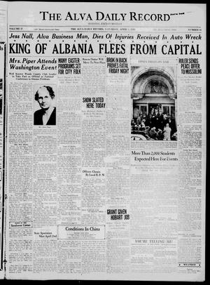The Alva Daily Record (Alva, Okla.), Vol. 37, No. 84, Ed. 1 Saturday, April 8, 1939