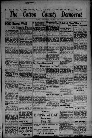 The Cotton County Democrat (Walters, Okla.), Vol. 13, No. 15, Ed. 1 Thursday, December 4, 1919