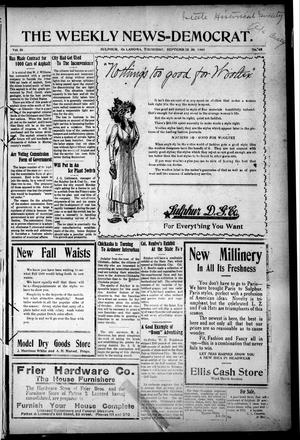 The Weekly News=Democrat. (Sulphur, Okla.), Vol. 10, No. 45, Ed. 1 Thursday, September 30, 1909