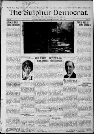 The Sulphur Democrat. (Sulphur, Okla.), No. 42, Ed. 1 Thursday, May 4, 1922