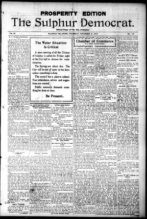 The Sulphur Democrat. (Sulphur, Okla.), Vol. 23, No. 17, Ed. 1 Thursday, November 8, 1917