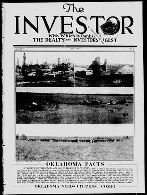 The Investor (Oklahoma City, Okla.), Vol. 10, No. 6, Ed. 1 Tuesday, June 1, 1920