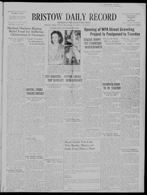Bristow Daily Record (Bristow, Okla.), Vol. 14, No. 180, Ed. 1 Thursday, November 21, 1935